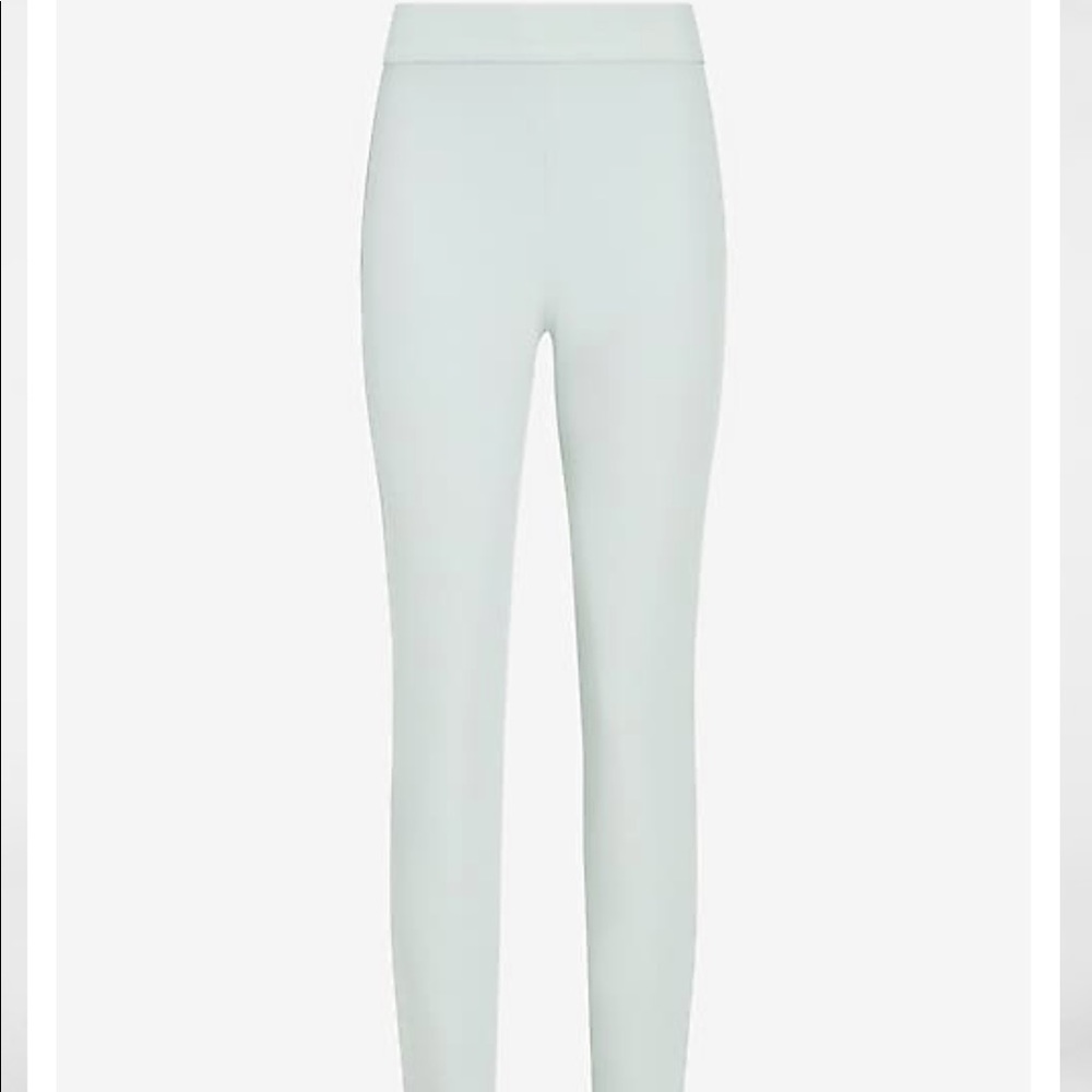 Express High Waisted Twill Soft Skinny Pant Size XXS - Picture 2 of 6